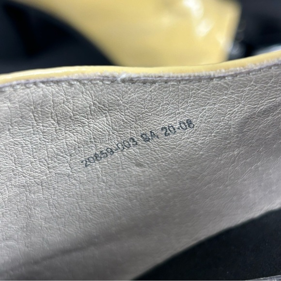 Camper Stylish Yellow and Black Women's Shoes patent leather 8 - Picture 5 of 9